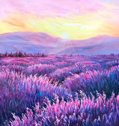 Лавандовое поле