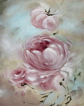 Розовые пионы