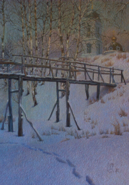 Дорога к храму.Летово.