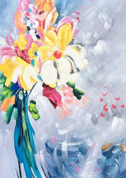 Яркие цветы