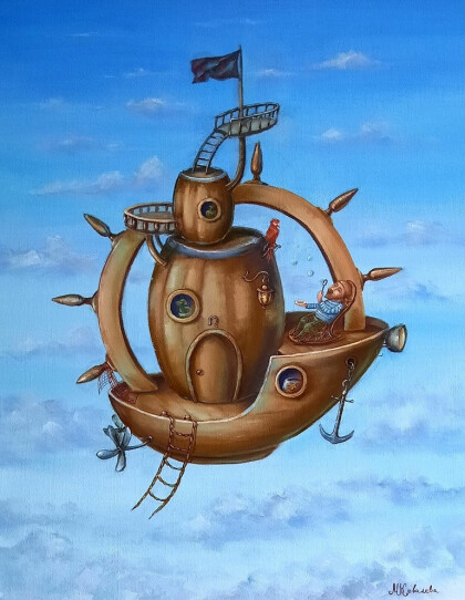 Домики в облаках. Пират.