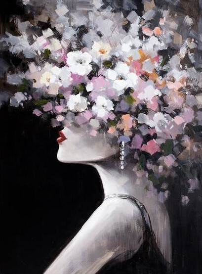 Девушка в цветах