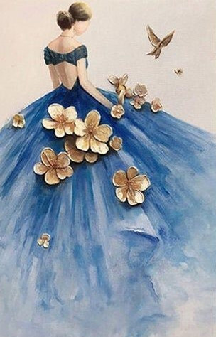 Девушка в пышном платье