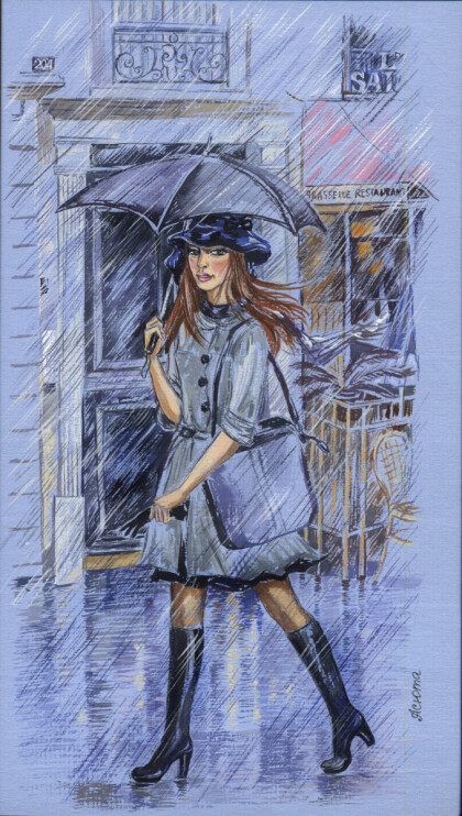 Дождливый день. Париж