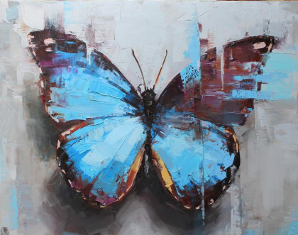 Голубая бабочка