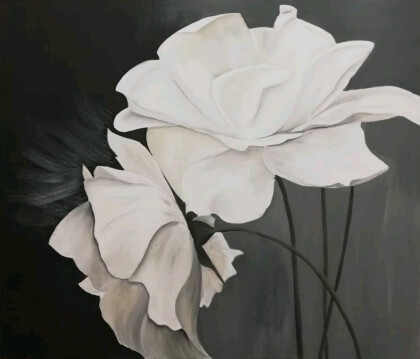 Белые цветы