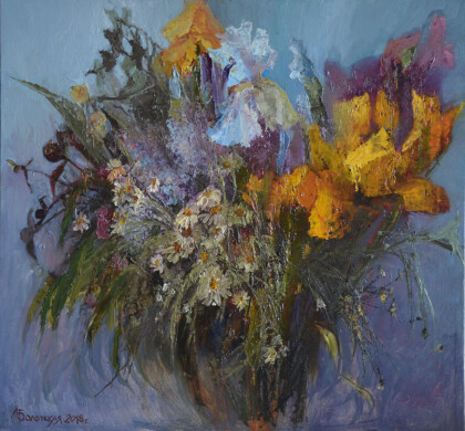 из серии Букет в голубом