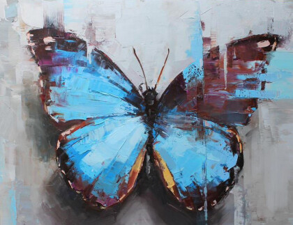 Голубая бабочка