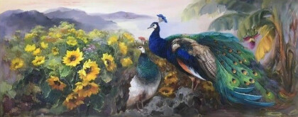 Анималистика, Птицы, Павлины