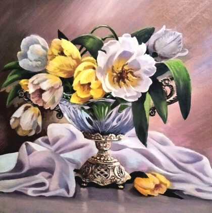 Тюльпаны в хрустале