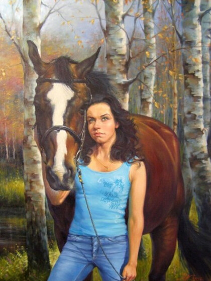 портрет младшей дочери