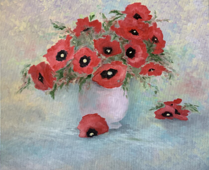 Букет с маками