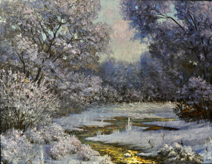 "Зимний ручей"