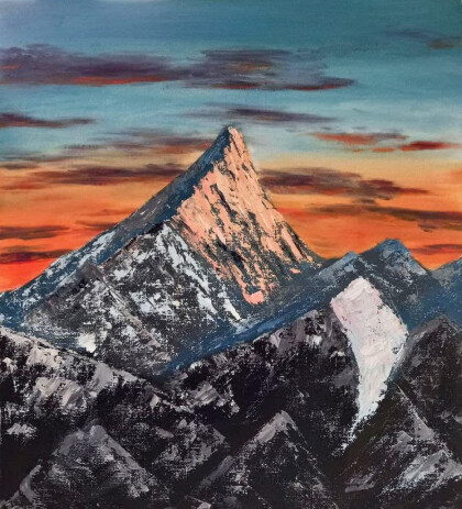 Горы на закате