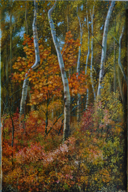 "В осеннем лесу"
