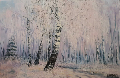 А на утро ударил мороз