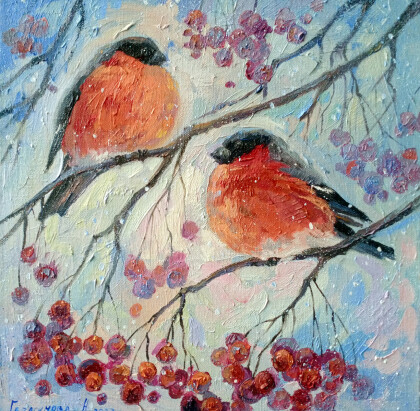 Снежное утро