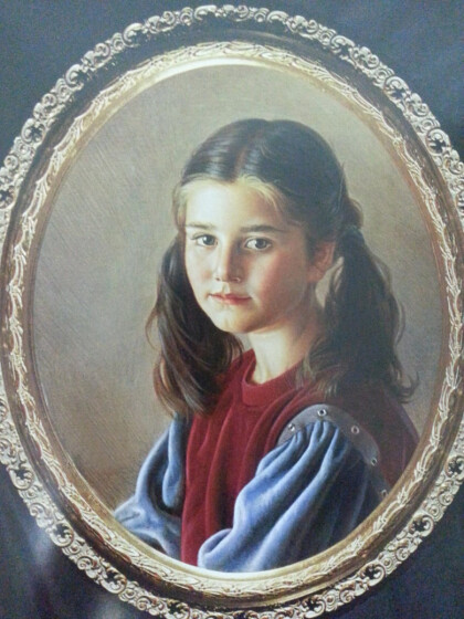 Девочка в голубом