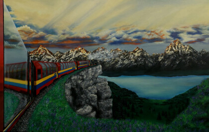 Проезжая над обрывом