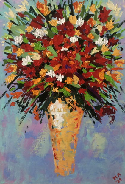 Цветы в вазе