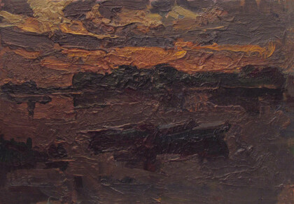 Лодки на вечерней реке