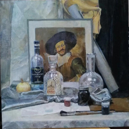 Натюрморт в серых тонах