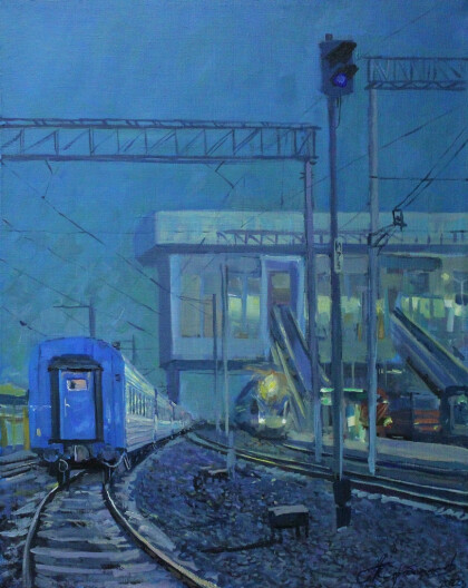 Вечерняя романтика вокзала