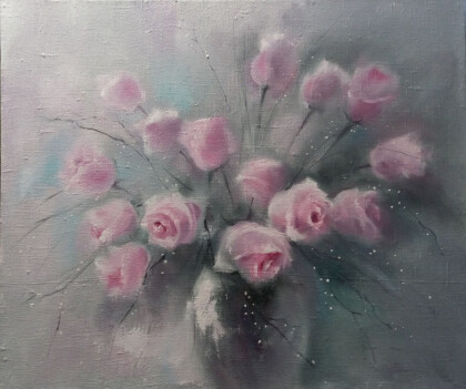 "Нежный букет роз"