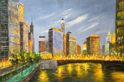 Огни ночного города N4