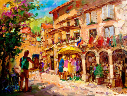 Художник в городе