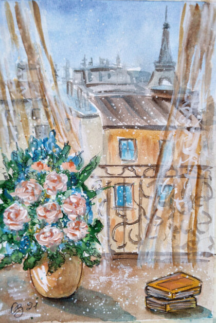 Городской пейзаж. Париж