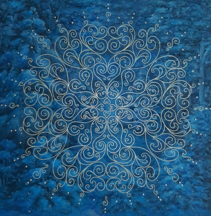 Мандала зимней ночи