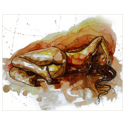 Обнажённая рыжая