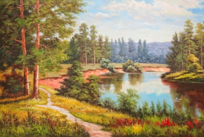 Лесное озеро