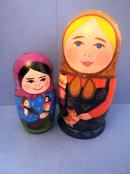 Русская народная матрешка.