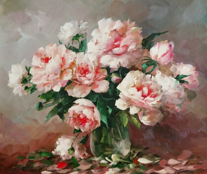 Утренние пионы