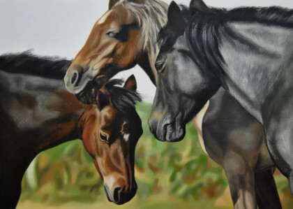 Вороные скакуны