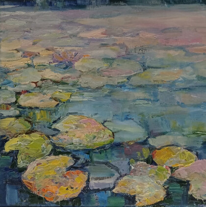 кувшинки. тишина (диптих)