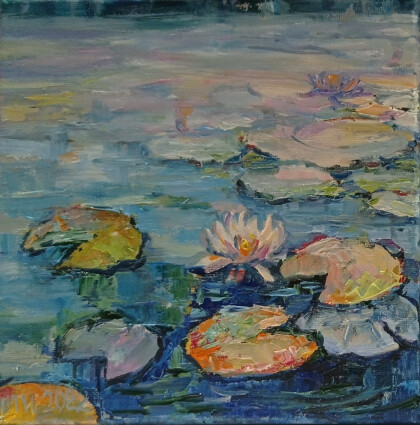 кувшинки.тишина (диптих)