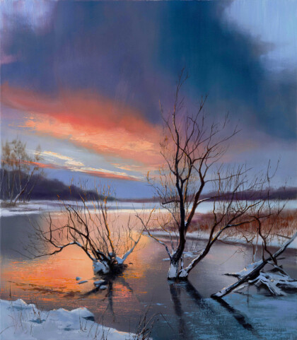 "Пламень зимнего заката"