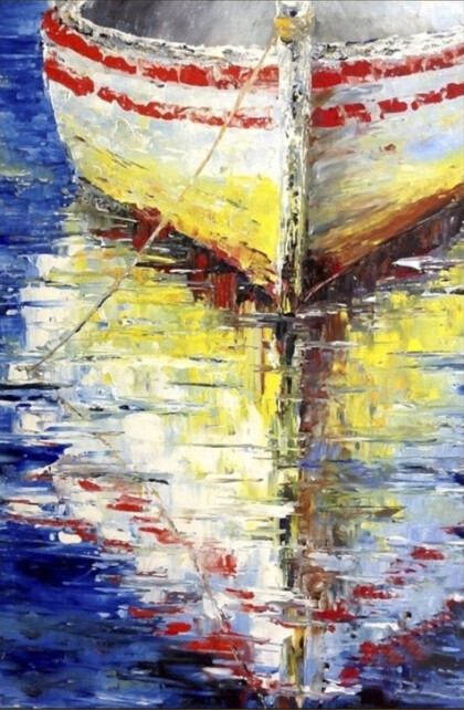 Плывущая лодка