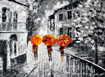 Прогулка под зонтом