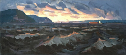 На Волге шторм