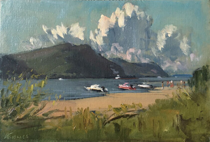 На Волге.Этюд№1