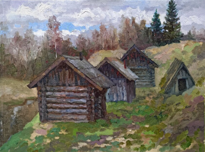 Старые бани в Вятском