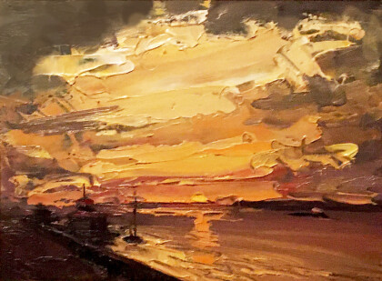 Оранжевый закат