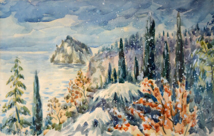 Зима в Крыму