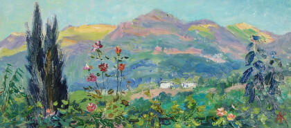 Крым. Васильевка. Вид на горы