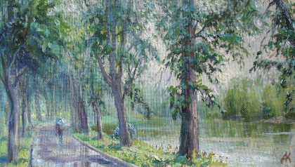 Дождливое утро в Измайлово