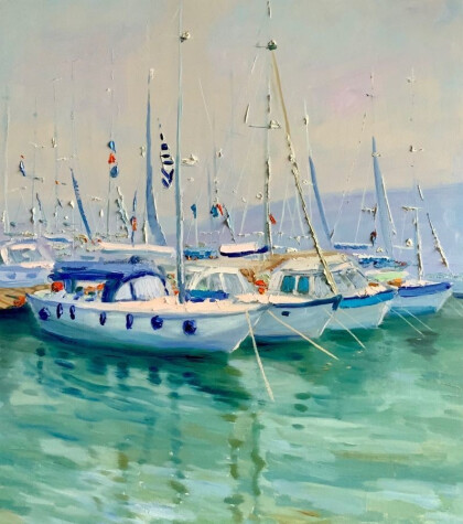 Лодки на рассвете